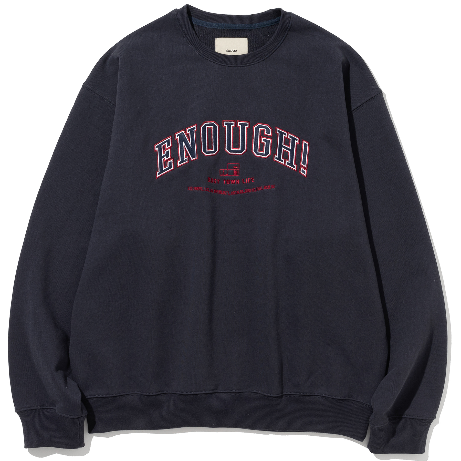 &#039;ENOUGH! BUSY TOWN LIFE&#039; VINTAGE SWEAT SHIRT #1(1st restock)