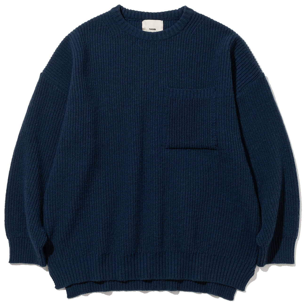 HEAVY WOOL ONE POCKET OVER KNIT #1(2nd restock)